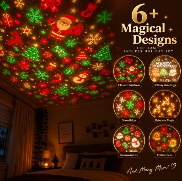 USB Christmas Tree Projection Lamp