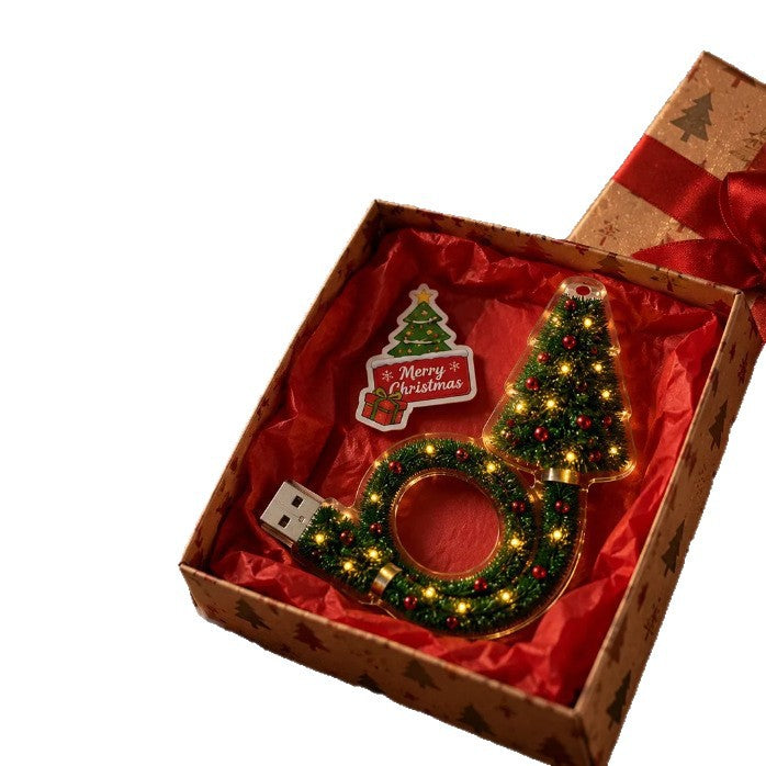 USB Christmas Tree Projection Lamp