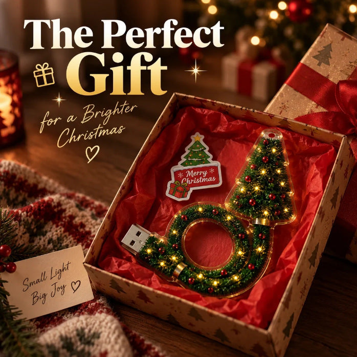 USB Christmas Tree Projection Lamp